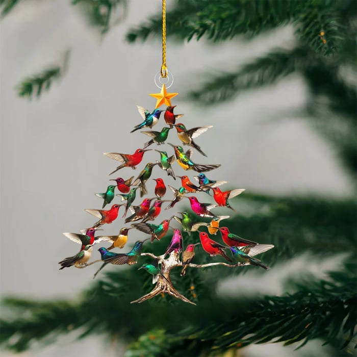 🔥🔥2025 New Release 50% OFF - 🐦🎄Hummingbird Christmas Ornament✨(Same as in the video)